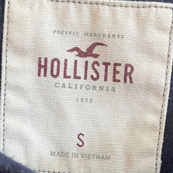 HOLLISTER Navy Blue Ruffle Sleeveless Tank Top Size S - Picture 5 of 5